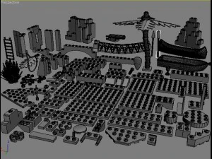 lego collection 3D Model