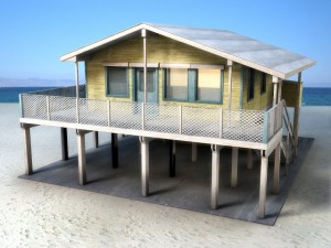 beach house 3Dモデル