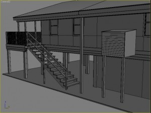 beach house 3Dモデル