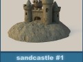 sand castle 1 3D Модель