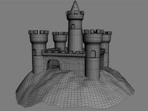 sand castle 2 3D Model