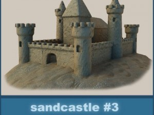 sand castle 3 3D 模型