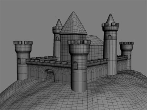 castello di sabbia 3 Modello 3D