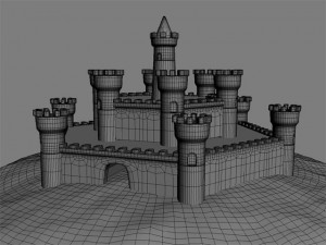 sand castle 4 Modèle 3D