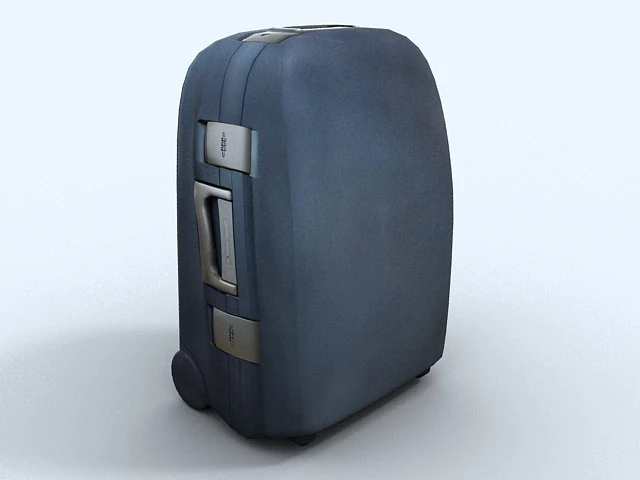 travel suitcase 1 3D Model .c4d .max .obj .3ds .fbx .stl .blend 
