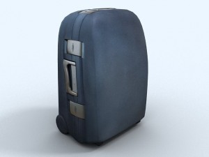 travel suitcase 1 Modelo 3D