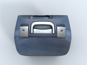 travel suitcase 1 3D Модель