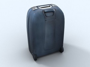 travel suitcase 1 3D Модель