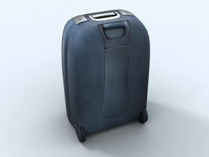 travel suitcase 1 3D Model