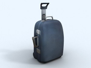 travel suitcase 1 3D Модель