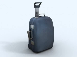 travel suitcase 1 3D Model