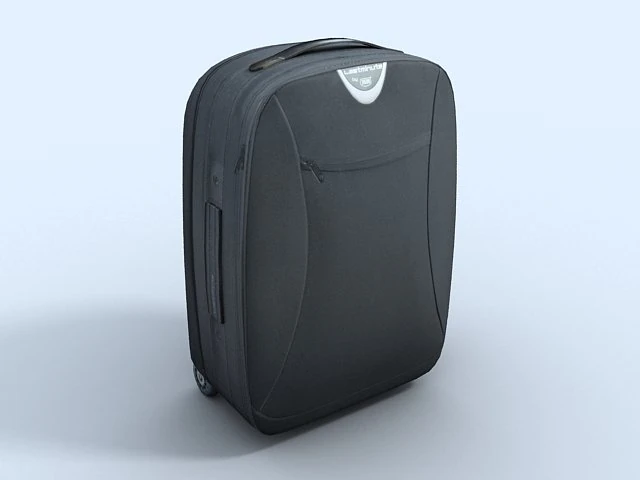 travel suitcase 2 3D Model .c4d .max .obj .3ds .fbx .stl .blend