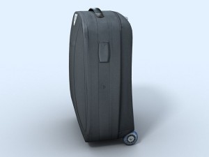 travel suitcase 2 3D मॉडल