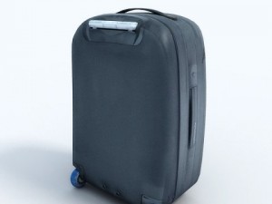 travel suitcase 2 3D मॉडल