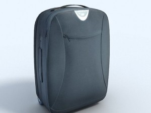 travel suitcase 2 3D मॉडल
