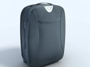 travel suitcase 2 3D Model