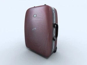 travel suitcase 3 3D Model