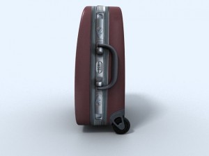 travel suitcase 3 3D 模型