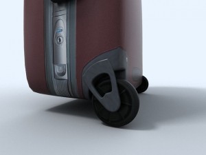travel suitcase 3 3D 模型