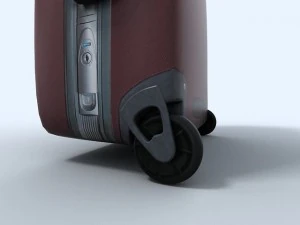 travel suitcase 3 3D Model