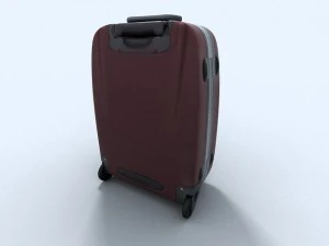 travel suitcase 3 3D Model