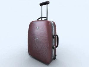 travel suitcase 3 3D Model