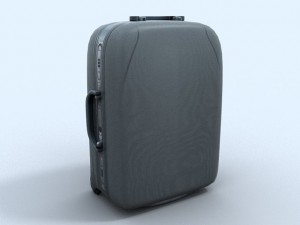 travel suitcase 4 3D मॉडल