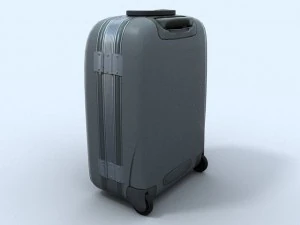 travel suitcase 4 3D Model