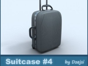 travel suitcase 4 Modelo 3D