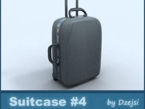 travel suitcase 4 3D Model
