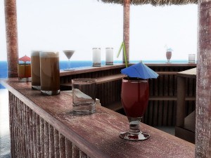 beach bar 1 3D-Modell