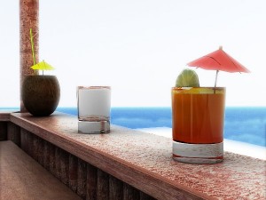 beach bar 1 3D-Modell
