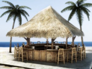 beach bar 3 3D Model