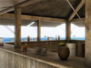 beach bar 4 3D Модель