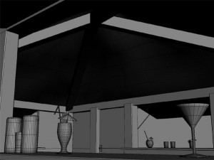 beach bar 4 3D Модель