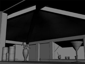 beach bar 4 3D Model