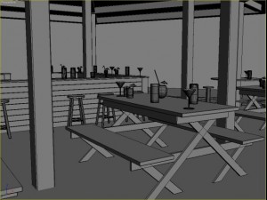 beach bar 5 3D Model