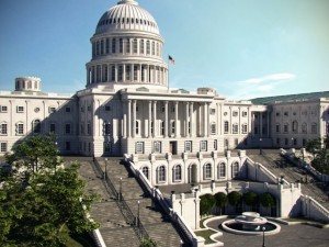 capitol building Model 3D