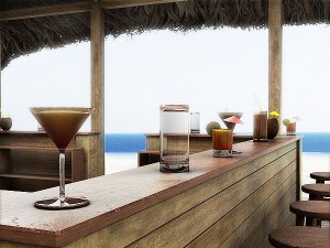 beach bars set 3D Модель