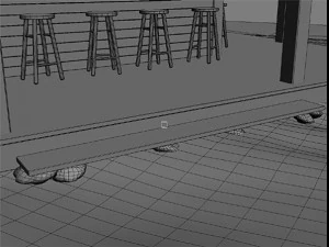 beach bars set 3D Model