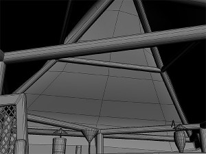 beach bars set 3D Модель