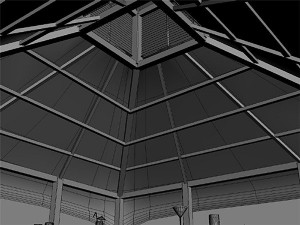 beach bars set 3D Модель
