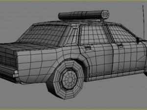 chevrolet caprice - police car Model 3D
