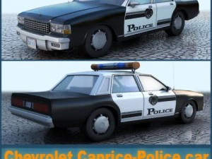 Chevrolet Caprice-auto della polizia Modello 3D