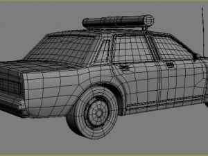 chevrolet caprice-police car Model 3D