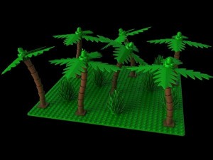 big lego scene Model 3D