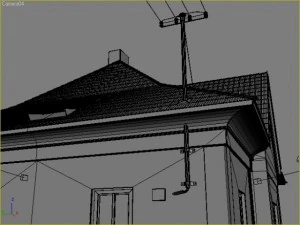 old house and interior 3D Model