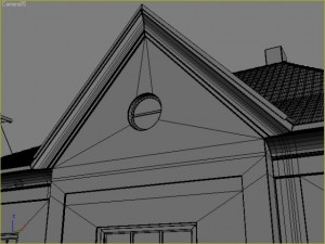 old house and interior 3D 모델