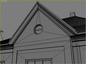 old house and interior 3D Model