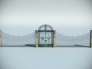 ornamental gate 3D 模型